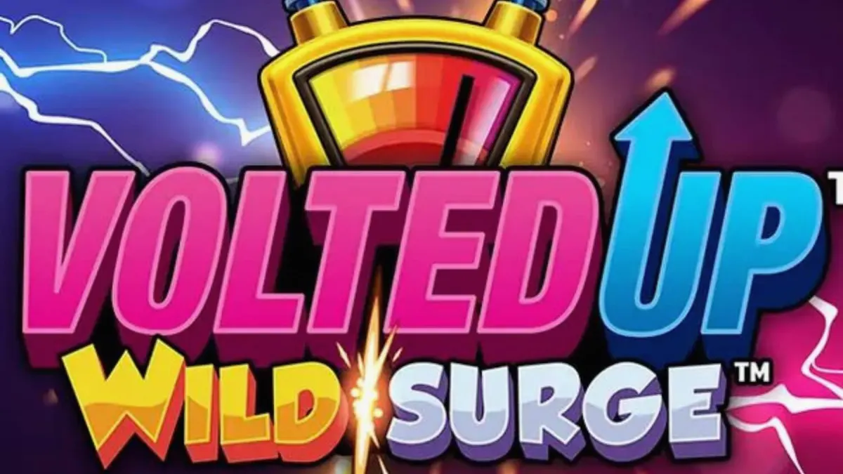 VoltedUP WildSurge slot game neon arcade theme